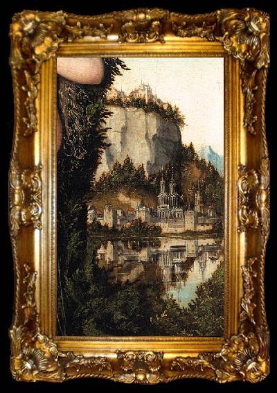 framed  Lucas Cranach Venus Standing in a Landscape, ta009-2